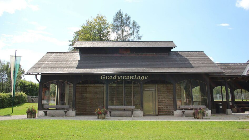 Gradieranlage, Altaussee, Frontalansicht | © Viola Lechner