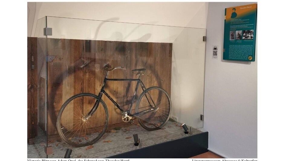 Literaturmuseum, Altaussee, Herzl Fahrrad | © Kulturfux