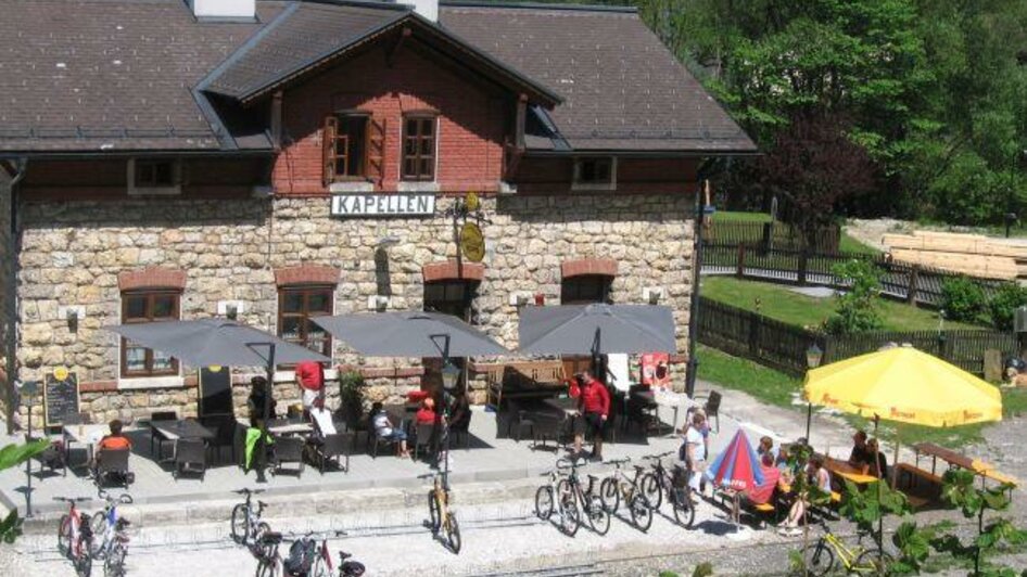 Röststation - Gastgarten | © Naturpark Mürzer Oberland