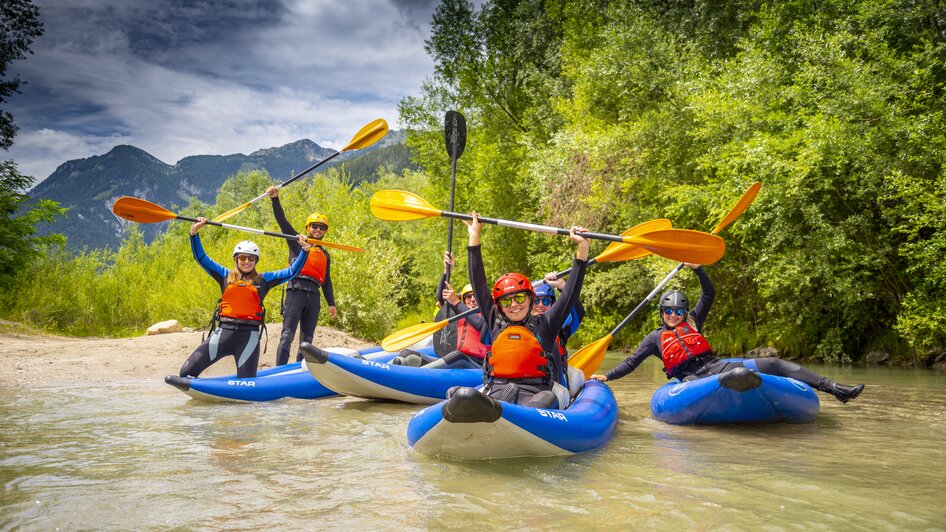 Flusswandern auf der Enns