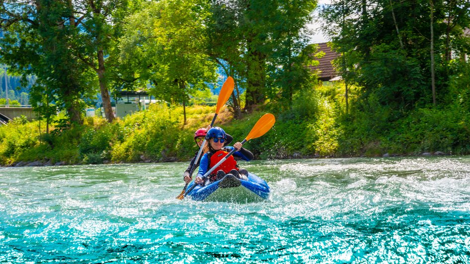 Flusswandern auf der Enns